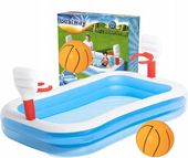 BASEN DMUCHANY DZIECIĘCY DO GRY W KOSZYKÓWKĘ 251x168cm BESTWAY 54122