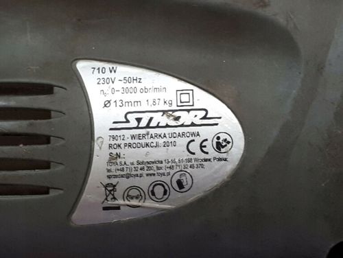 STHOR WIERTARKA UDAROWA 710W na Arena.pl