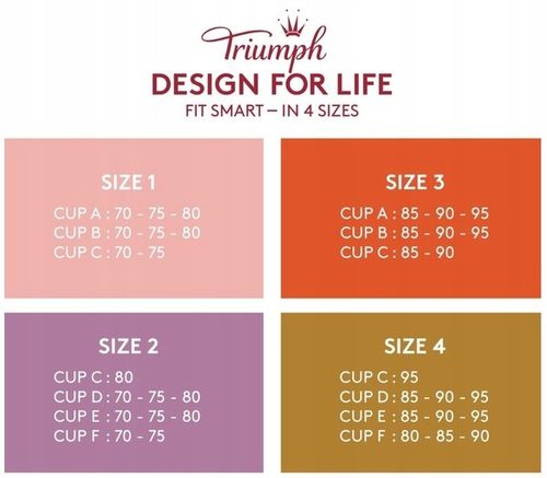 Triumph Flex Smart PULL-ON BRA TOP EX r.04 / 95C / 85-95D / 85-95E / 80-90F na Arena.pl