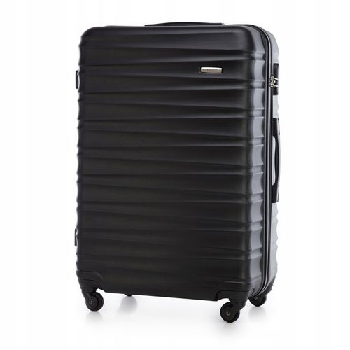 WITTCHEN duża walizka z ABS-u żebrowana czarna na Arena.pl