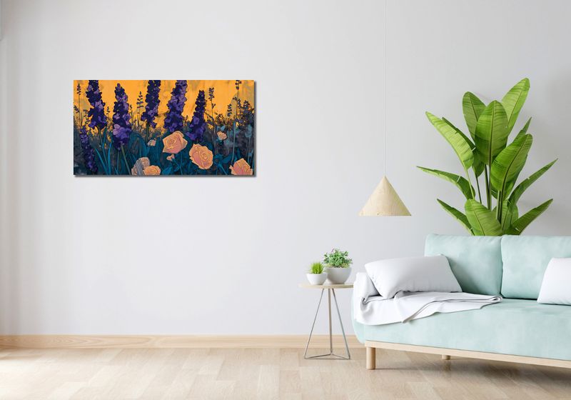 Obraz 100x50cm Złoty Ogród zdjęcie 2
