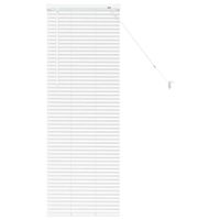 Żaluzja okienna z zasłonami ręczne Biały Aluminium