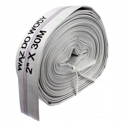 WĄŻ STRAŻACKI PARCIANY PODGUMOWANY DO WODY SZAMBA 2 CALE 30M DO POMPY na Arena.pl