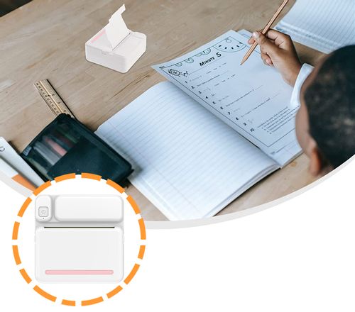 MINI DRUKARKA TERMICZNA PRZENOŚNA ZDJĘĆ NOTATEK ETYKIET + ROLKI GRATIS na Arena.pl