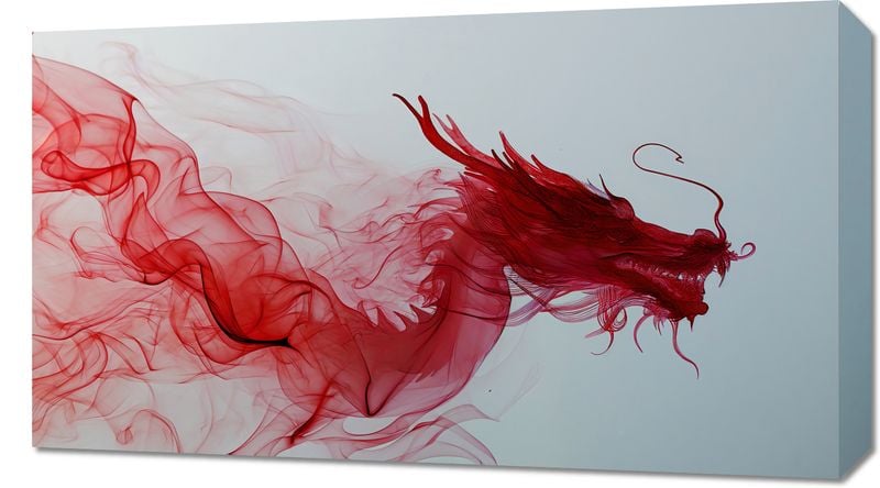 Obraz 70x40cm Smoczy Wzlot zdjęcie 1