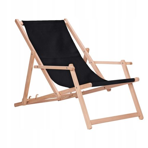 Leżak drewniany z podłokietnikami ogrodowy San-Drew TP40 na Arena.pl