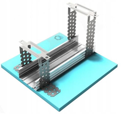 WIESZAK PŁASKI ES 60/125 OCYNK MALOWANY DO PŁYT GK PROFILI CD60 100sztuk na Arena.pl