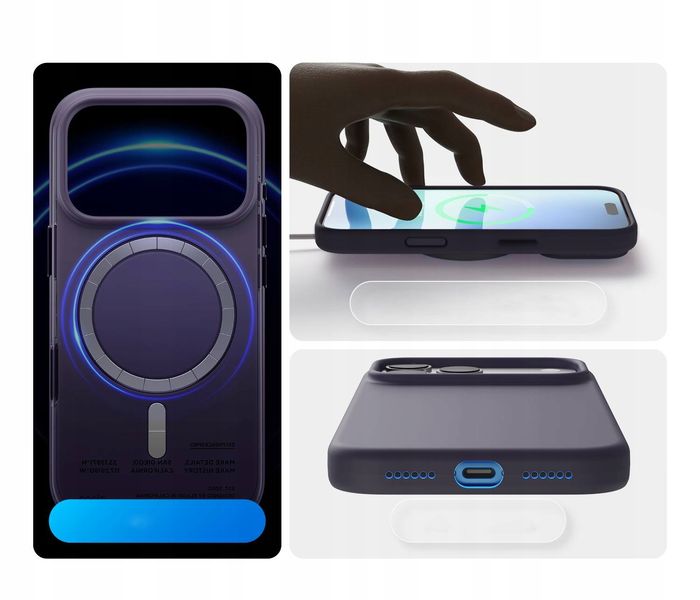 Etui Elago Magsafe Silicon Case do iPhone 17 PRO Max Deep Purple zdjęcie 4