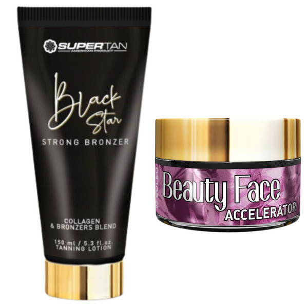 Supertan Black Star Bronzer + Słoiczek Beauty Face zdjęcie 1