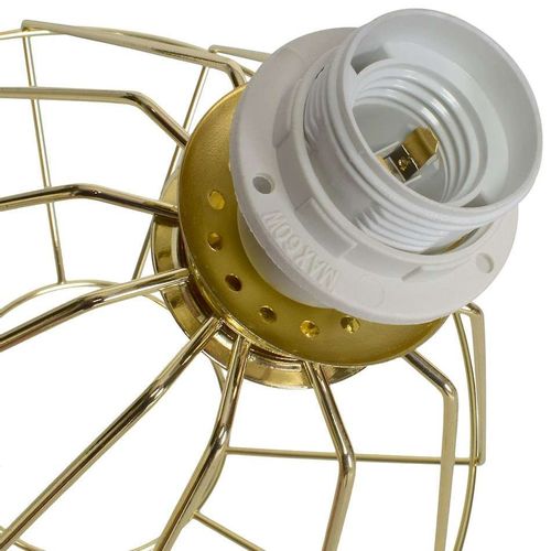 Stojąca LAMPKA industrialna LUPO MLP6272 Milagro metalowa LAMPA stołowa klatka na biurko czarna na Arena.pl