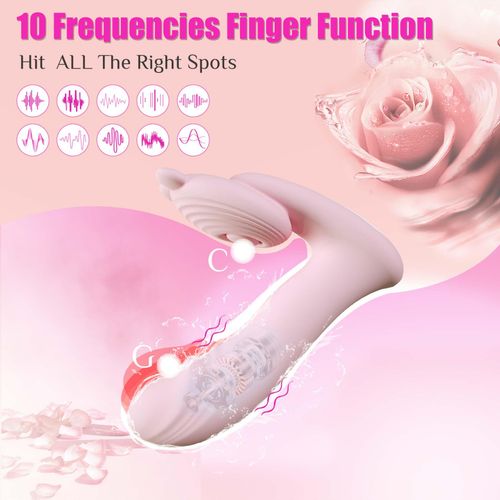 silicone vibrator 3 speeds, 6 frequencies finger function, heating + app na Arena.pl