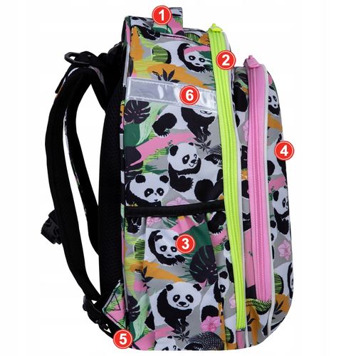Plecak młodzieżowy. Coolpack Turtle Panda Gang na Arena.pl