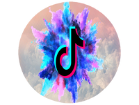 Opłatek na tort Tik Tok