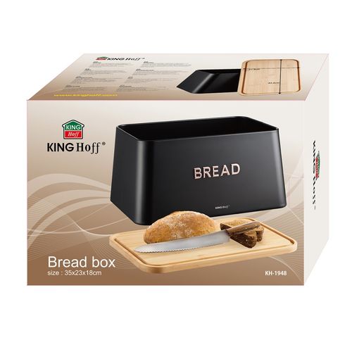 chlebak stalowy z deską do krojenia kinghoff kh-1948 na Arena.pl