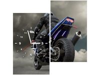 60X60CM ZEGAR STRONĘ HORYZONTU OBRAZ DREWNO ŚCIAN KWADRAT