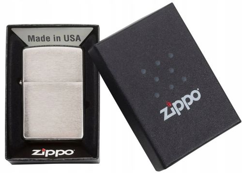 Zippo Brushed Chrome Benzyna Knot Kamienie na Arena.pl