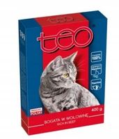 Karma sucha dla kota bogata w WOŁOWINE 400G