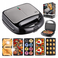 Opiekacz wielofunkcyjny ST250 Eldom 5 w 1 Tosty Grill Gofry Orzeszki Donaty