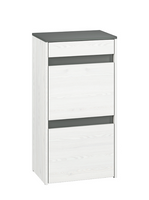 Szafka Na Buty 2- Drzwiowa z Szufladą 50cm Sosna Śnieżna +Antracyt HYDRA ML