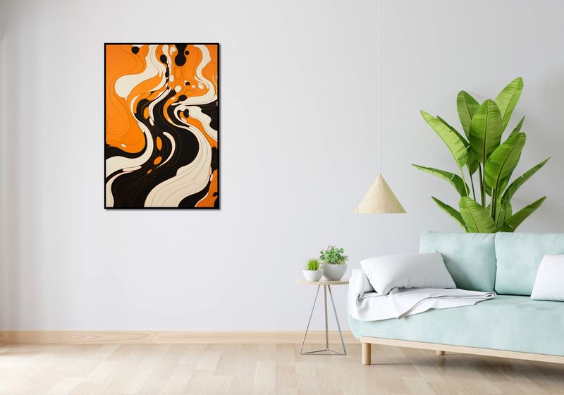 Plakat 68x98cm Tańczący Atrament zdjęcie 4