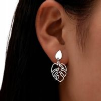 Posrebrzane 18K Kolczyki Srebrne Ze Stali Chirurgicznej 316L