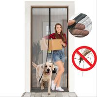 Moskitiera magnetyczna na drzwi balkonowe 90x210 cm siatka premium czarna