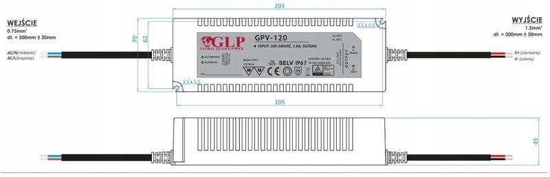 ZASILACZ IMPULSOWY 24V/5A/GPV zdjęcie 4