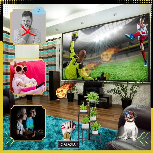 EKRAN PROJEKCYJNY ELEKTRYCZNY 100 CALI Do Projektora Do Rzutnika Z na Arena.pl