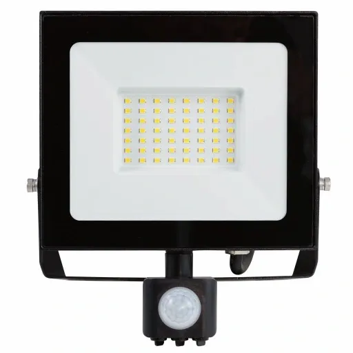 Naświetlacz LED 50W=280W 5052lm Halogen Reflektor Slim Lampa Czujnik Ruchu zdjęcie 5