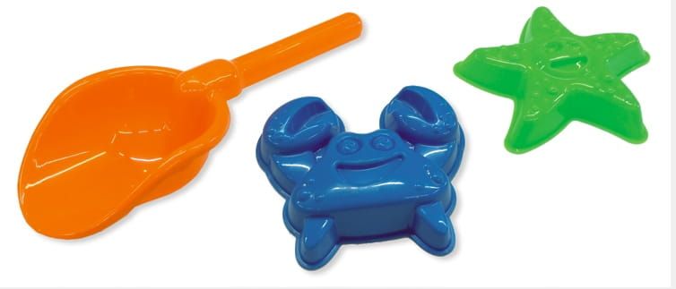 Wader 71240 LOPATKA + 2 FOREMKI zdjęcie 1