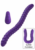 she.e.o dual-sided flexible vibrator silikonowy, wodoodporny, z pilotem