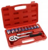 KLUCZE Nasadowe GRZECHOTKA Zestaw Kluczy 1/2" 12el. Zestaw Narzędzi 2941