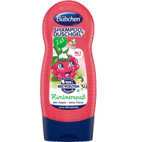 bübchen kids 2w1 raspberry fun szampon i żel pod prysznic  230 ml