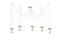 Lampa wisząca 5xE27 SATURN NATURAL