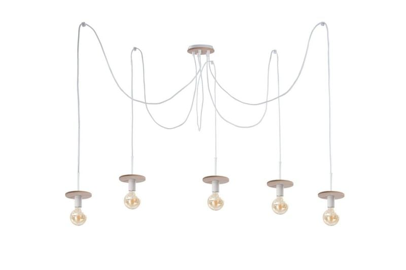 Lampa wisząca 5xE27 SATURN NATURAL zdjęcie 1