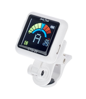 Stroik tuner chromatyczny gitara skrzypce Harley Benton CTG-20 Biały