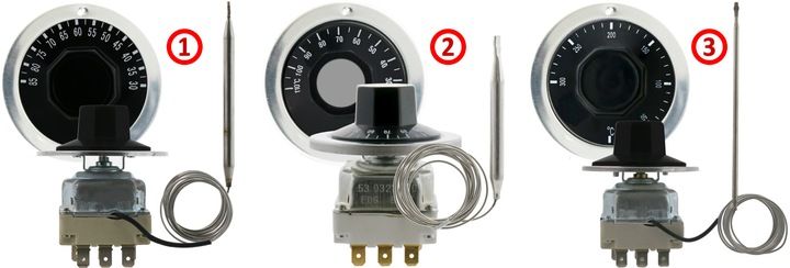 Termostat regulator temperatury trójfazowy 30-110C zdjęcie 4