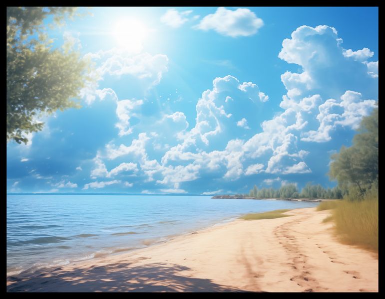 Plakat 65x50cm Letni Dzień zdjęcie 2