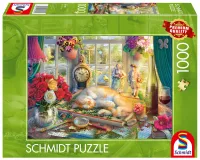 Puzzle 1000 elementów Schmidt Spiele - Puzzle PQ Puzzle Kocia drzemk