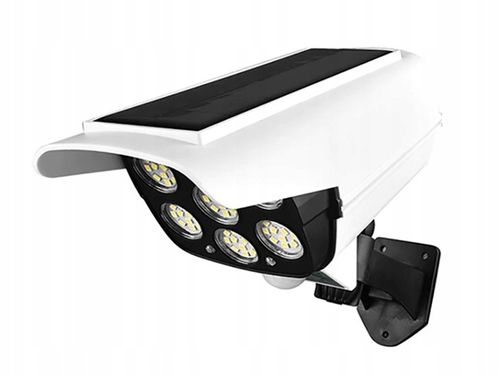 Atrapa kamery monitoringowej 77 LED Lampa solarna atrapa kamery na Arena.pl
