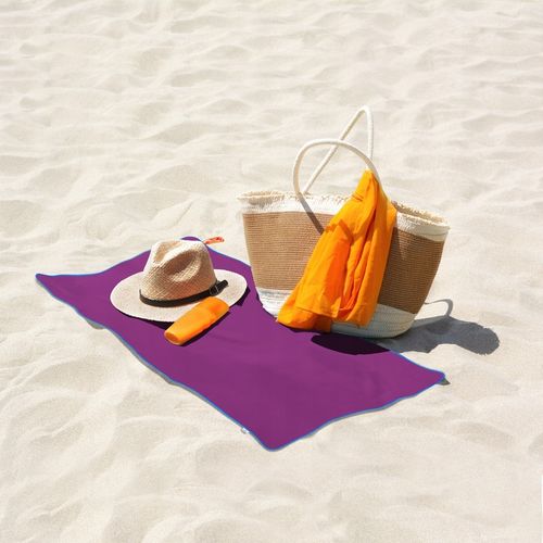RĘCZNIK Z MIKROFIBRY 80x150 cm fioletowy NEW na Arena.pl
