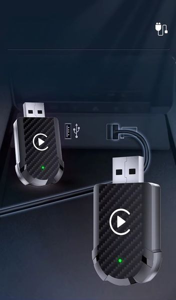 AI&JL BEZPRZEWODOWY ADAPTER SAMOCHODOWY USB DO ANDROID AUTO APPLE CARPLAY zdjęcie 9