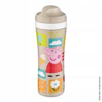 Butelka, bidon Organic Świnka Peppa 425ml. Koziol