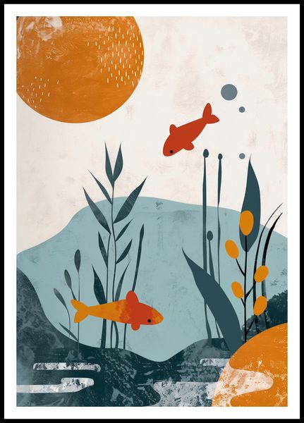 Plakat 68x98cm Podwodny Świat zdjęcie 3