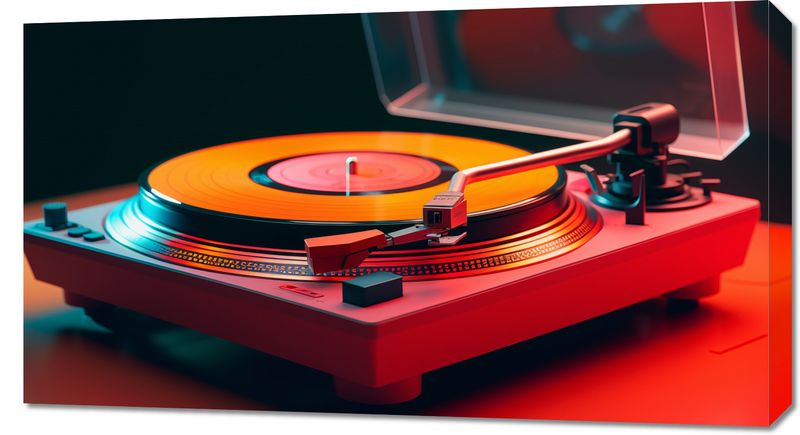 Obraz 90x50cm Retro Granie zdjęcie 1