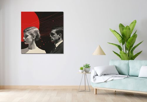 Obraz 90x90cm Futurystyczne Retro Szykany na Arena.pl