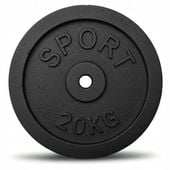 Talerz żeliwny obciążenie żeliwne 20kg krążek 28mm