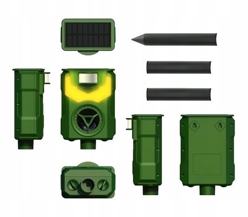 ULTRADŹWIĘKOWY ODSTRASZACZ PSÓW KOTÓW KUN LISÓW DZIKÓW SAREN JELENI NO PEST na Arena.pl