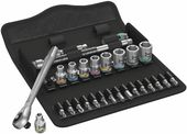 zestaw kluczy nasadowych 1/4'' zylkop 5-13mm, 28 cz. - w05004017001