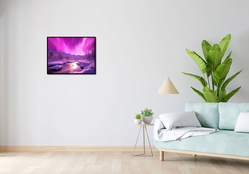 Plakat 65x50cm Aurora Nad Niebiem zdjęcie 4
